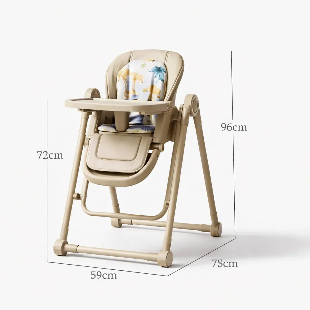 Chaise haute bébé 2 en 1 musique intégrée