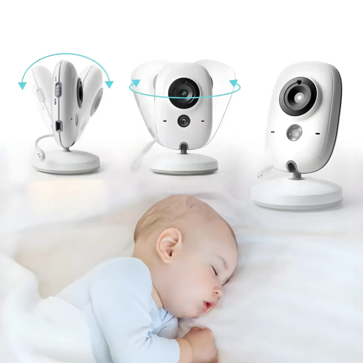Babyphone vidéo caméra orientable bébé