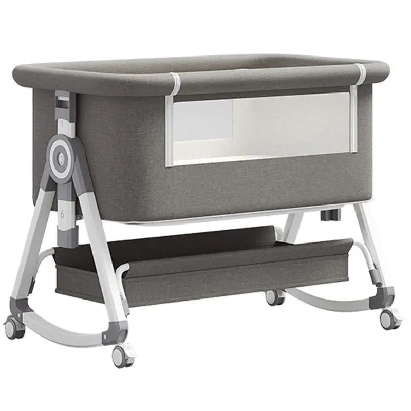 Lit cododo bébé réglable vue de face avec matelas