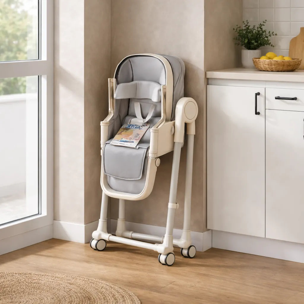 Chaise haute balancelle bébé vitesses réglables
