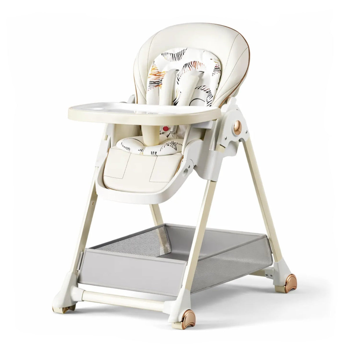 Chaise haute bébé évolutive pliable structure ajustable usage domestique
