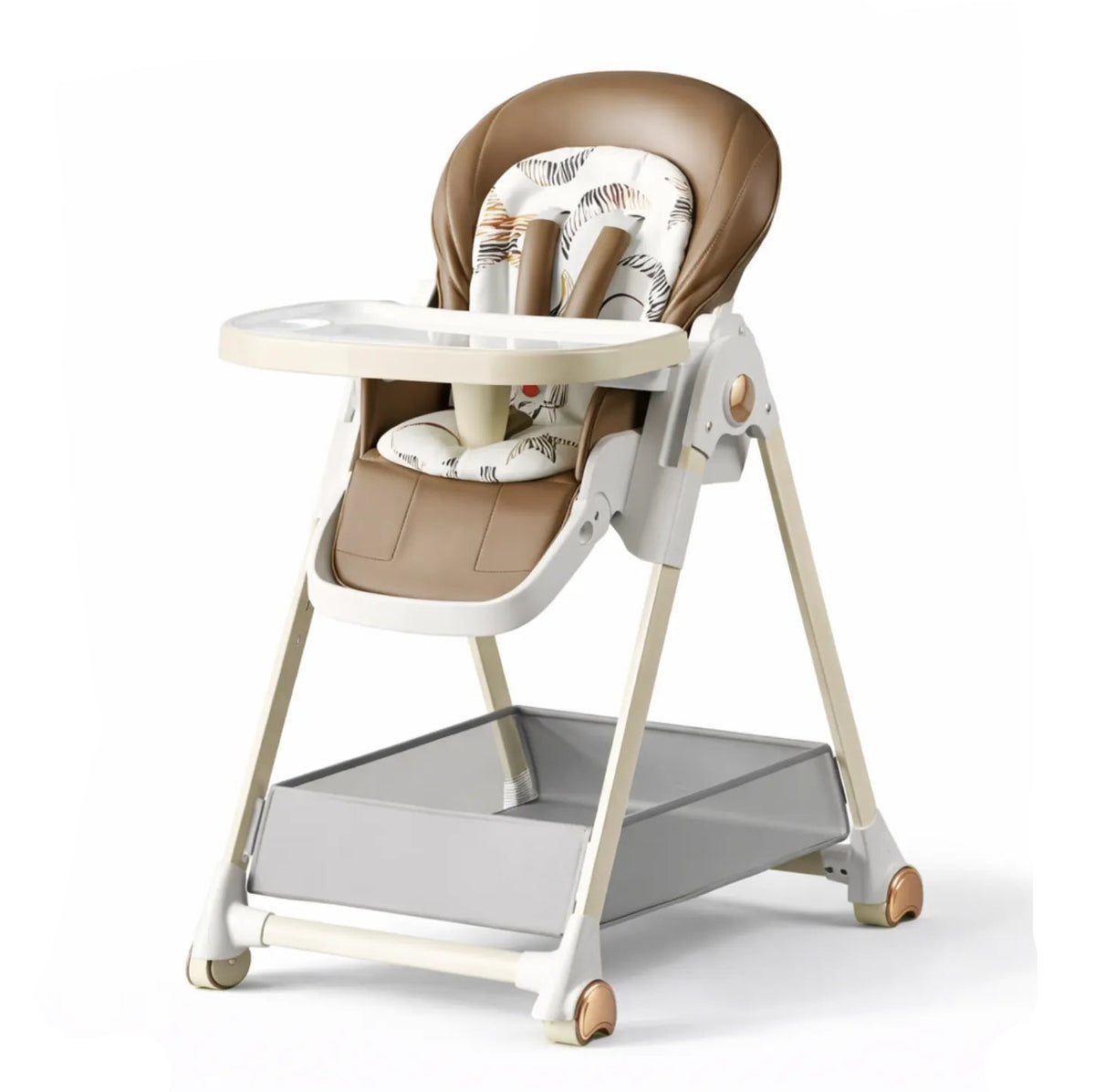 Chaise haute bébé évolutive ajustable multi-positions