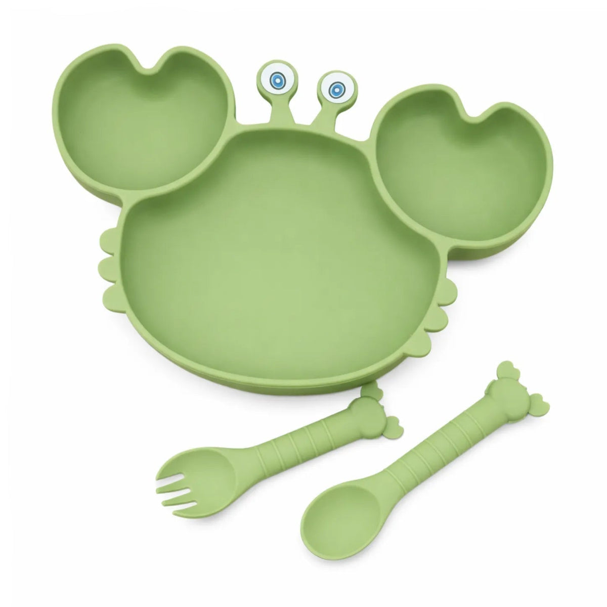 Set vaisselle bébé silicone assiette ventouse