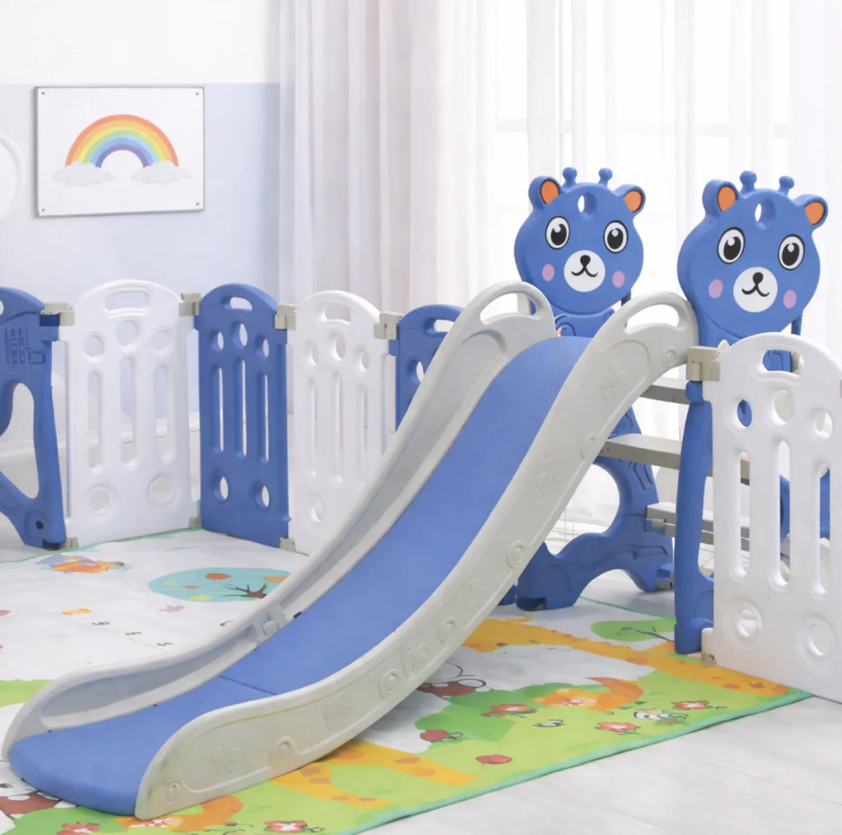 Parc bébé modulable détail des panneaux