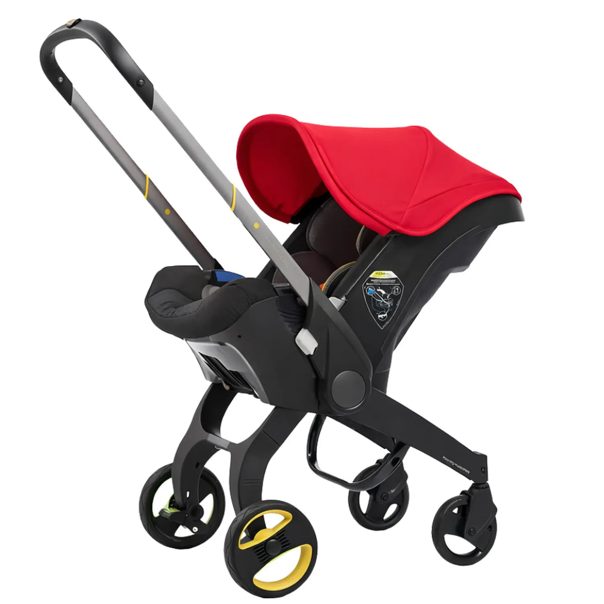 Poussette bébé modulaire 4 en 1 vue d'ensemble