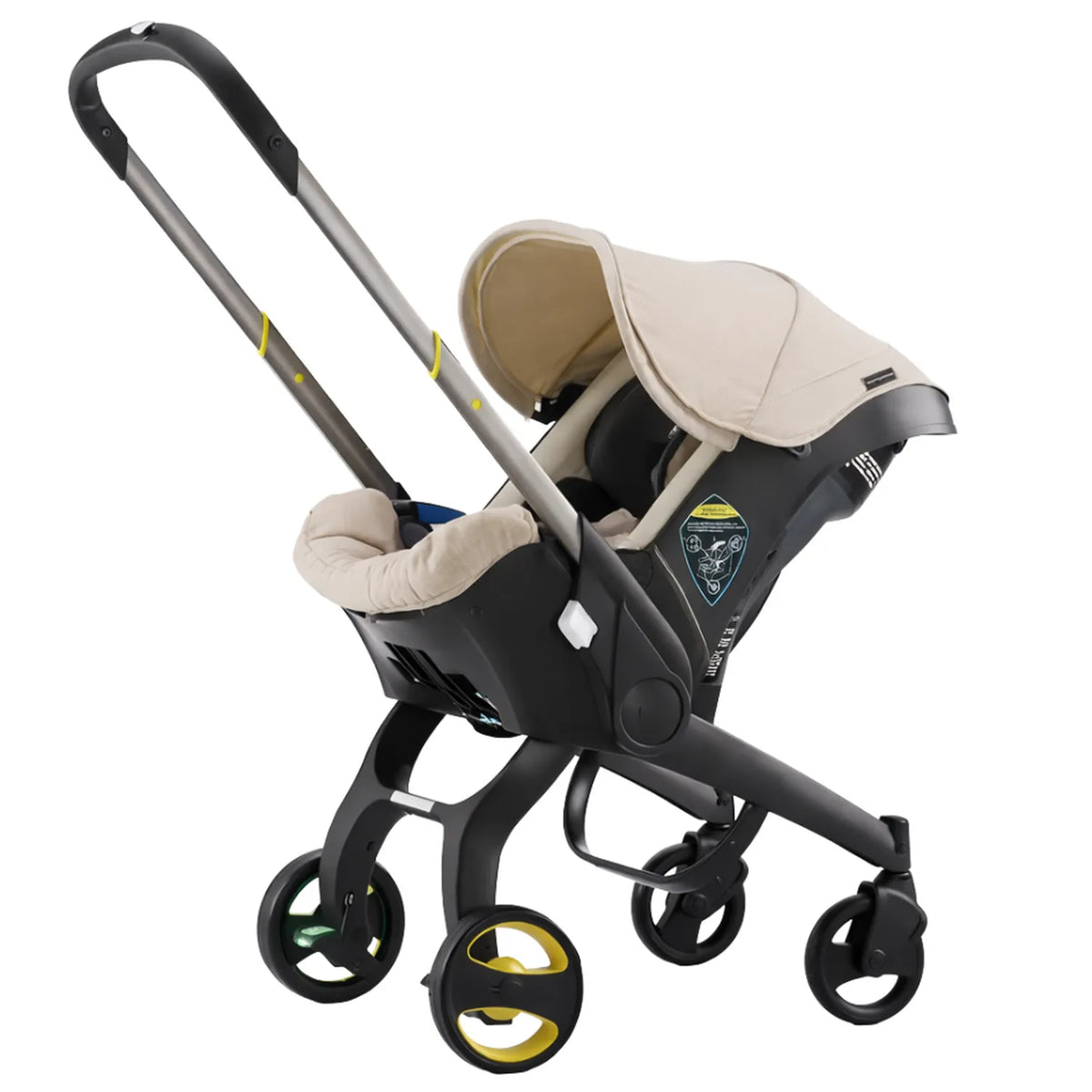 Poussette bébé modulaire 4 en 1 châssis pliable avec modules amovibles