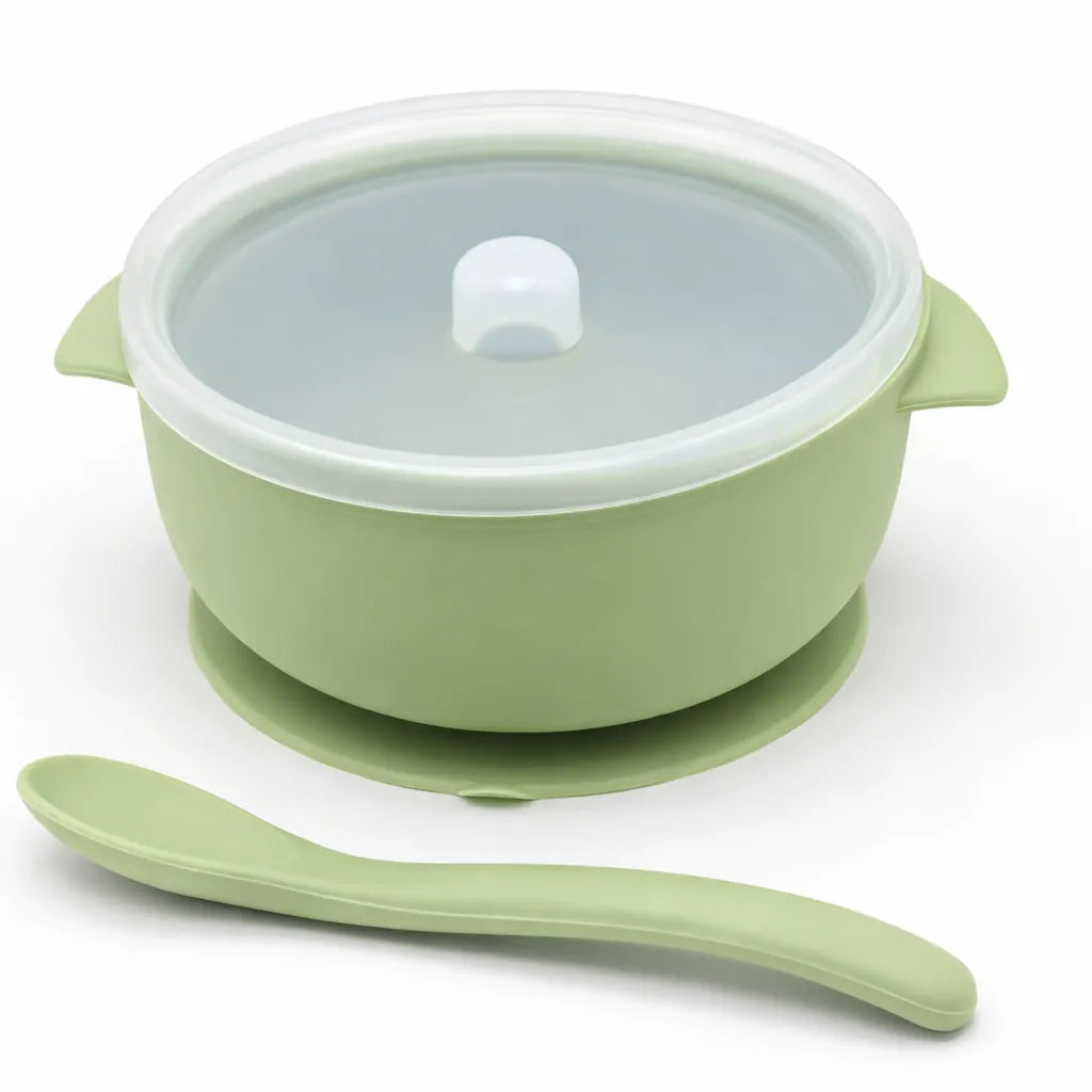 Bol bébé silicone ventouse anti-dérapante